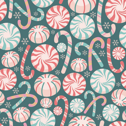 Sugarplum Holiday Pattern 7 Minky Fabric