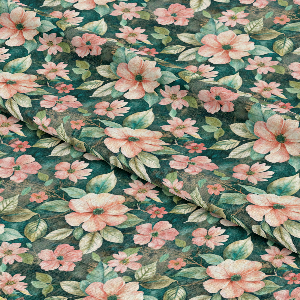 Pastel Flourishing Pattern 1 Quilting Cotton Fabric