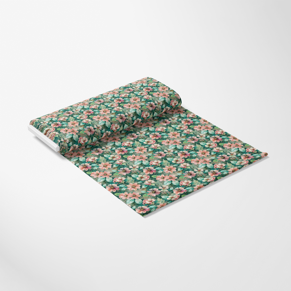 Pastel Flourishing Pattern 2 Quilting Cotton Fabric