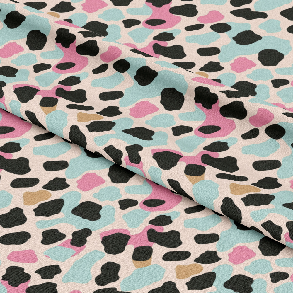 Pastel Leopard Skins Pattern 10 Quilting Cotton Fabric