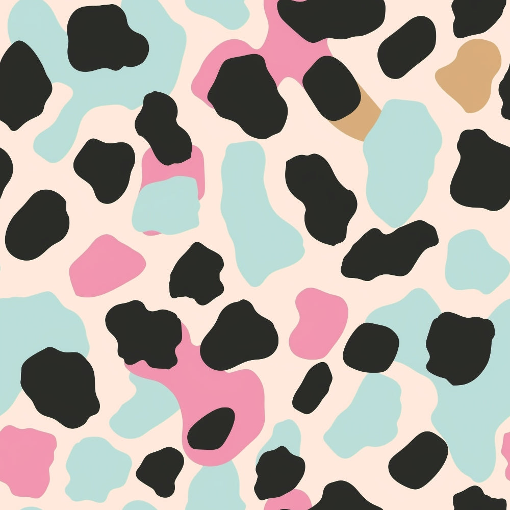 Sorbet Cheetah Spots Pattern 10 Minky Fabric