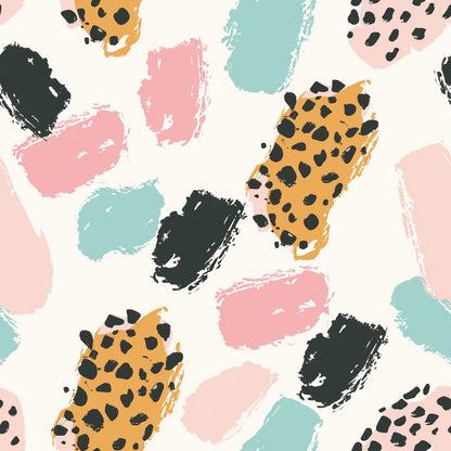 Sorbet Cheetah Spots Pattern 12 Minky Fabric