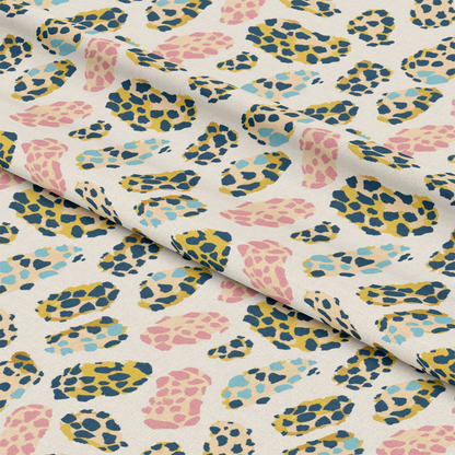 Pastel Leopard Skins Pattern 13 Quilting Cotton Fabric