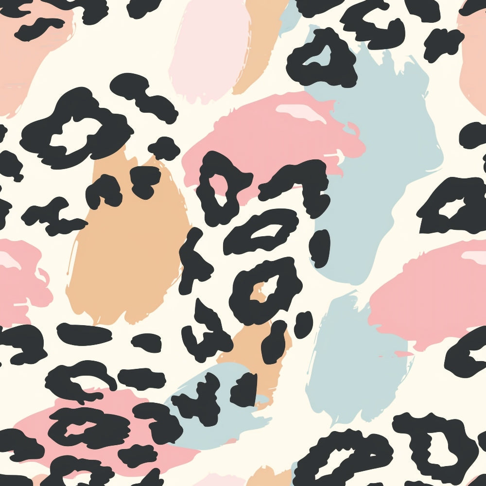 Sorbet Cheetah Spots Pattern 14 Minky Fabric