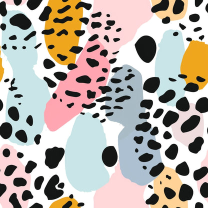 Sorbet Cheetah Spots Pattern 15 Minky Fabric