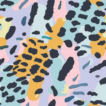 Sorbet Cheetah Spots Pattern 16 Minky Fabric