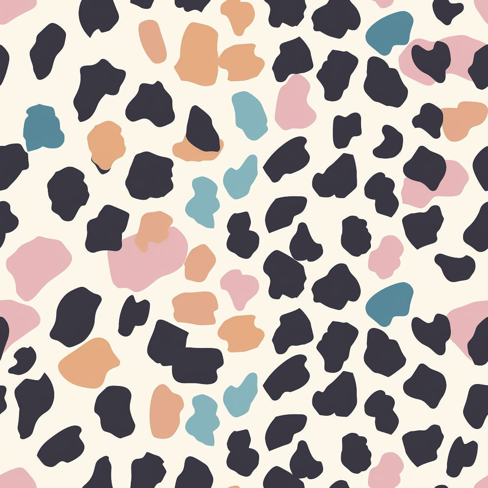 Sorbet Cheetah Spots Pattern 17 Minky Fabric