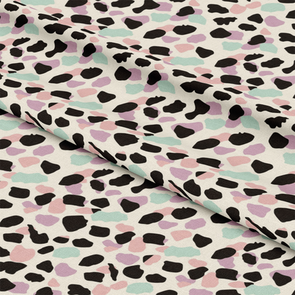 Pastel Leopard Skins Pattern 18 Quilting Cotton Fabric