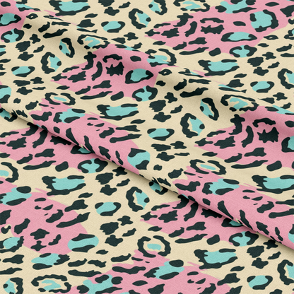 Pastel Leopard Skins Pattern 19 Quilting Cotton Fabric