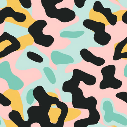 Pastel Leopard Skins Pattern 20 Quilting Cotton Fabric