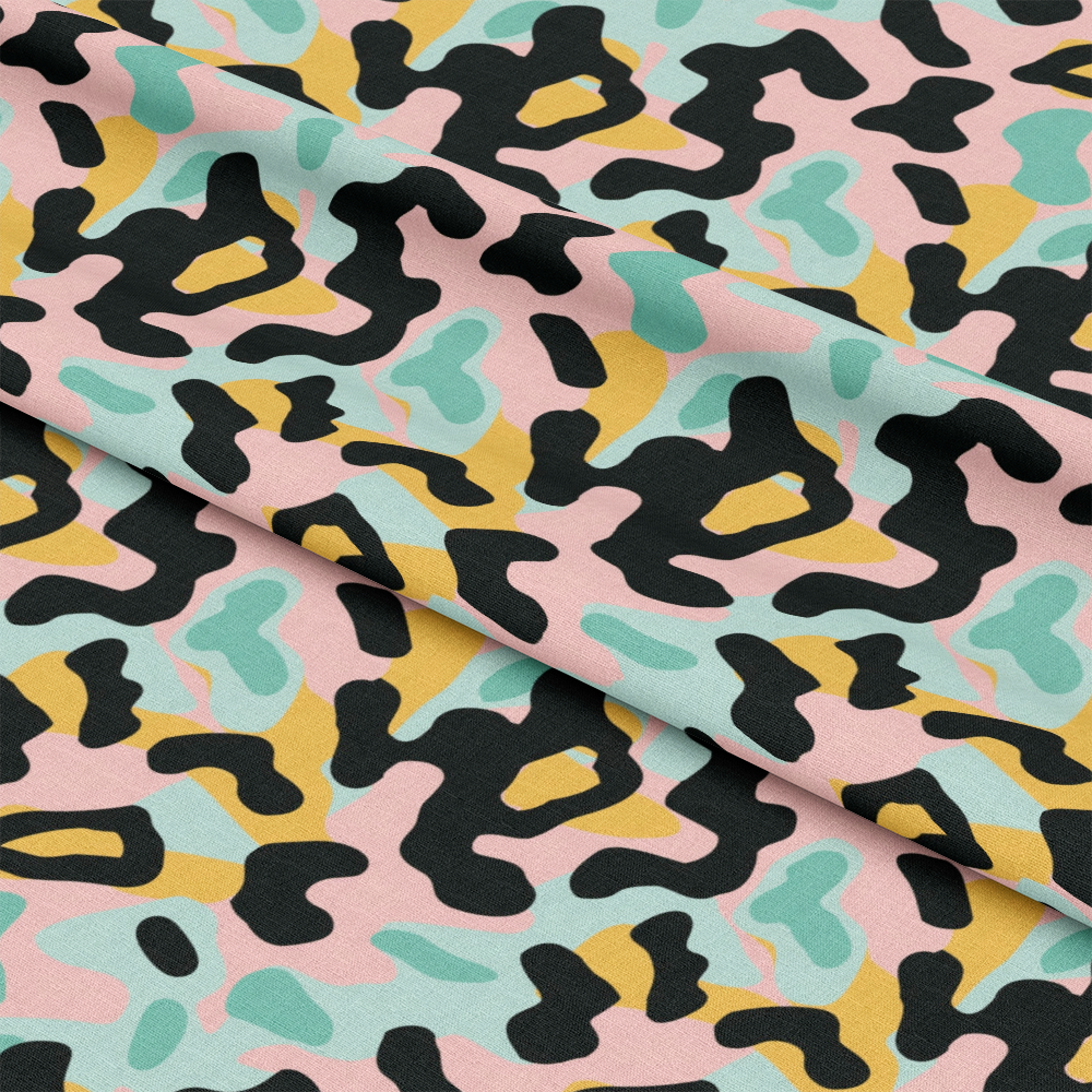 Pastel Leopard Skins Pattern 20 Quilting Cotton Fabric