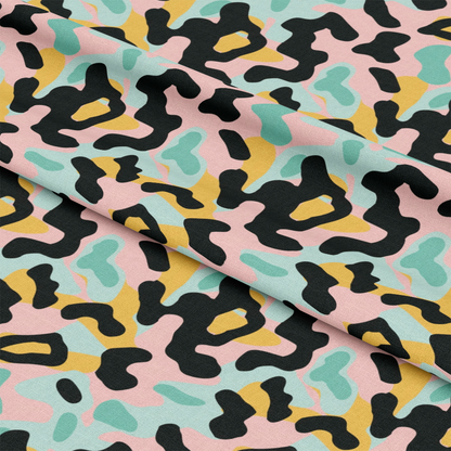 Pastel Leopard Skins Pattern 20 Quilting Cotton Fabric