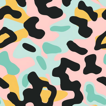 Sorbet Cheetah Spots Pattern 20 Minky Fabric