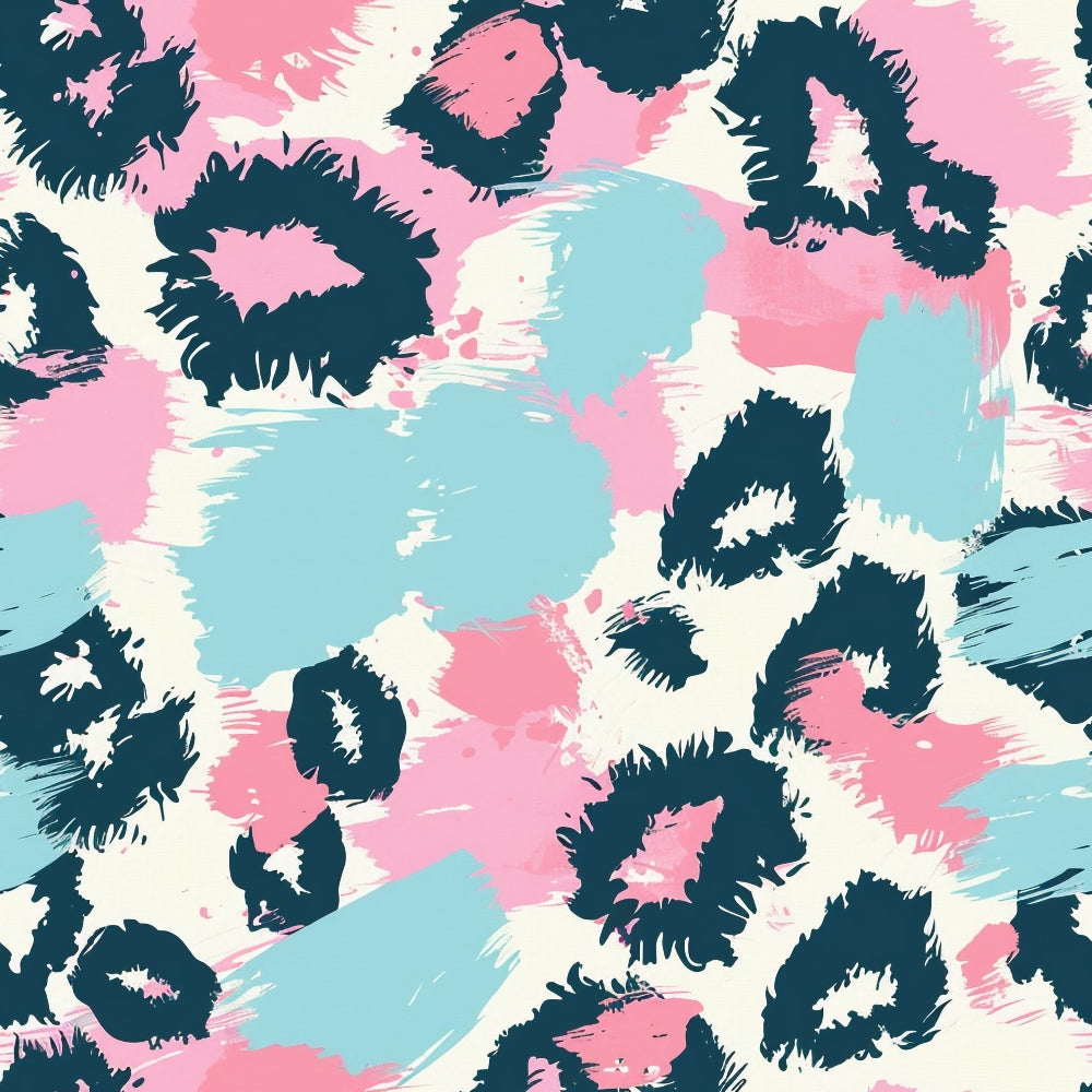 Sorbet Cheetah Spots Pattern 2 Minky Fabric