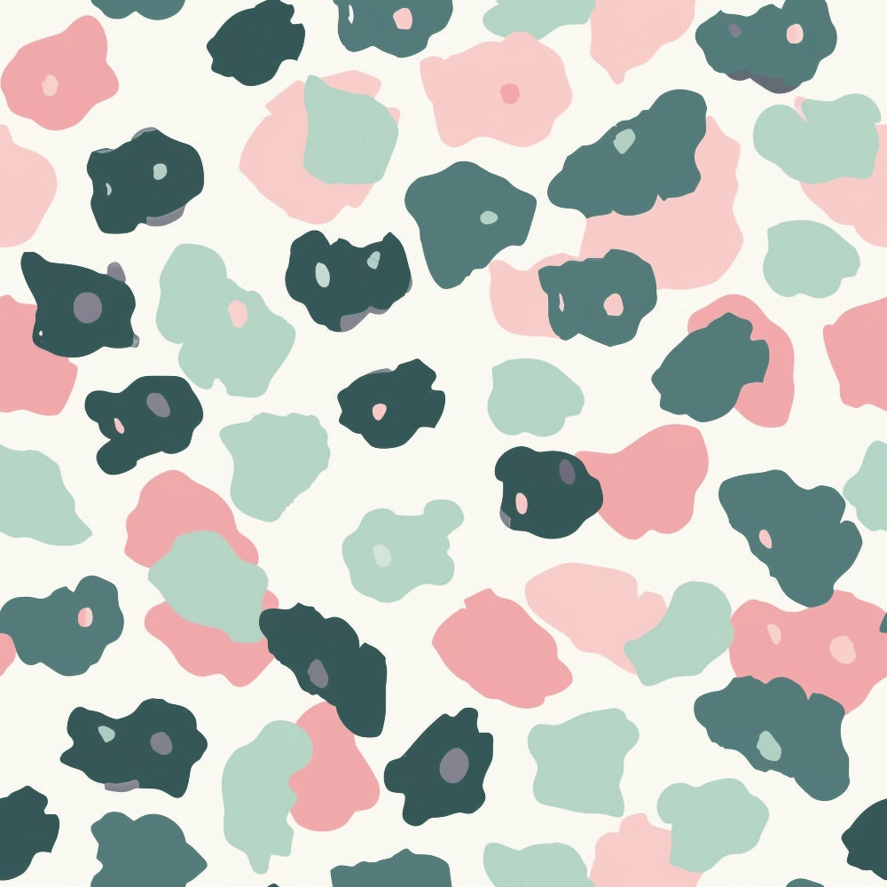 Sorbet Cheetah Spots Pattern 3 Minky Fabric