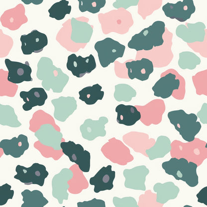 Sorbet Cheetah Spots Pattern 3 Minky Fabric