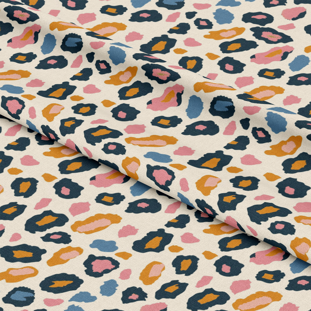 Pastel Leopard Skins Pattern 4 Quilting Cotton Fabric