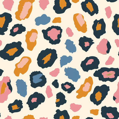 Sorbet Cheetah Spots Pattern 4 Minky Fabric