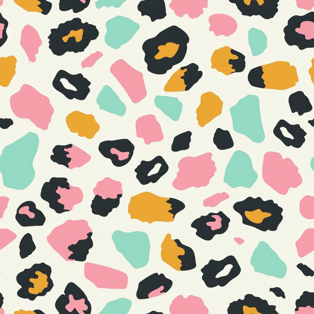 Sorbet Cheetah Spots Pattern 5 Minky Fabric