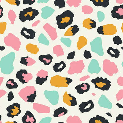 Sorbet Cheetah Spots Pattern 5 Minky Fabric