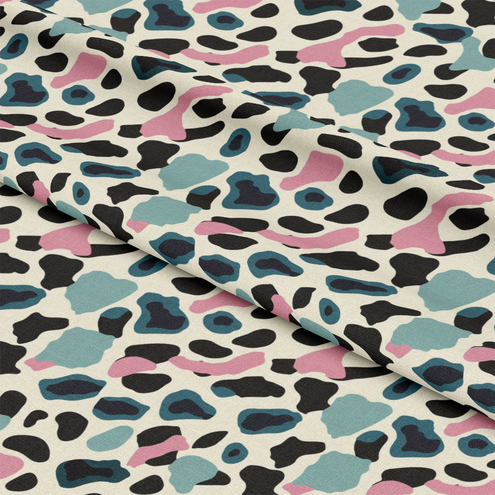 Pastel Leopard Skins Pattern 6 Quilting Cotton Fabric