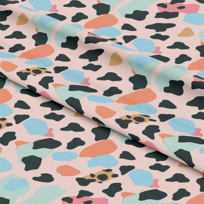 Pastel Leopard Skins Pattern 7 Quilting Cotton Fabric