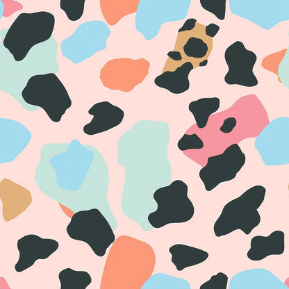 Sorbet Cheetah Spots Pattern 7 Minky Fabric