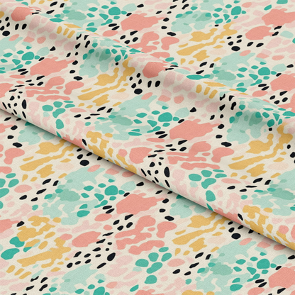 Pastel Leopard Skins Pattern 9 Quilting Cotton Fabric