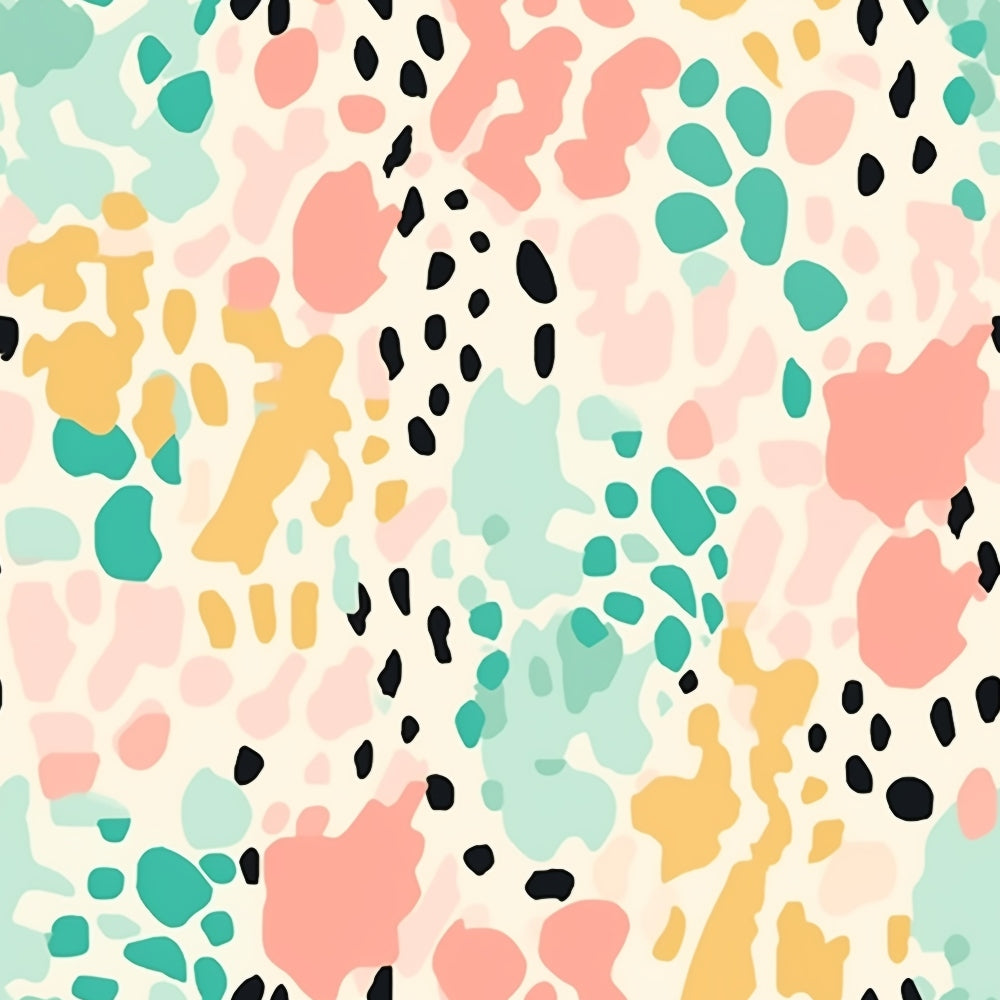 Sorbet Cheetah Spots Pattern 9 Minky Fabric