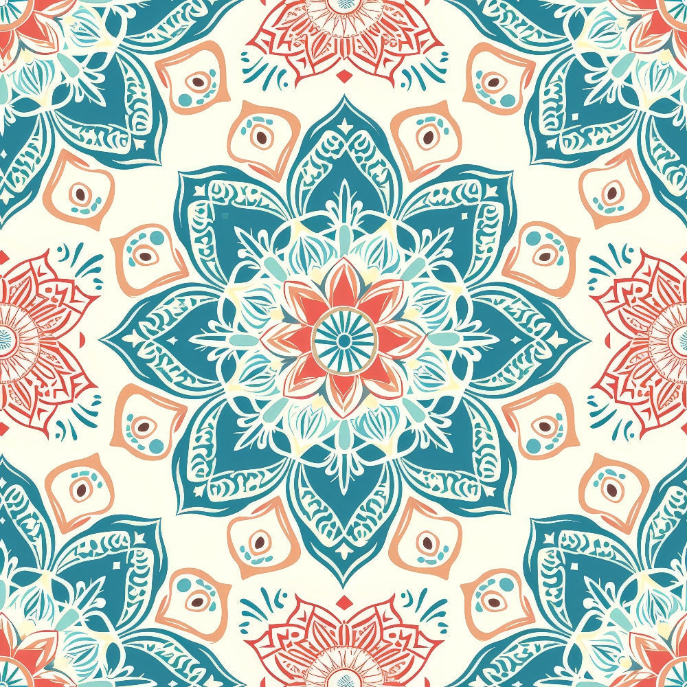 Boho Medallions Pattern 12 Minky Fabric