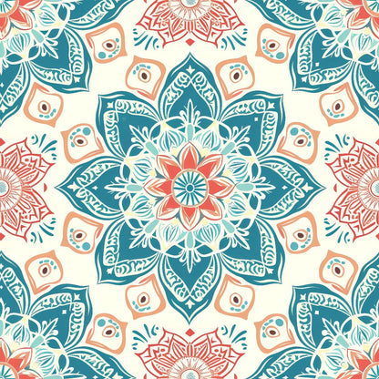 Boho Medallions Pattern 12 Minky Fabric