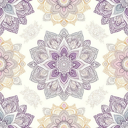 Boho Medallions Pattern 2 Minky Fabric
