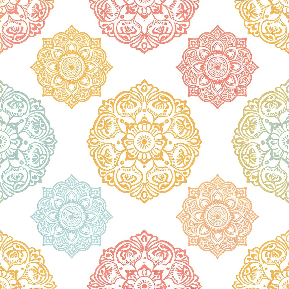 Boho Medallions Pattern 3 Minky Fabric