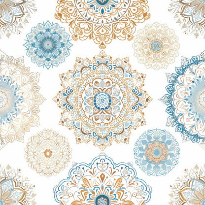 Boho Medallions Pattern 5 Minky Fabric