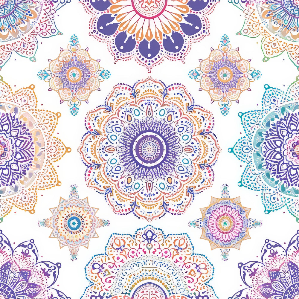 Boho Medallions Pattern 6 Minky Fabric