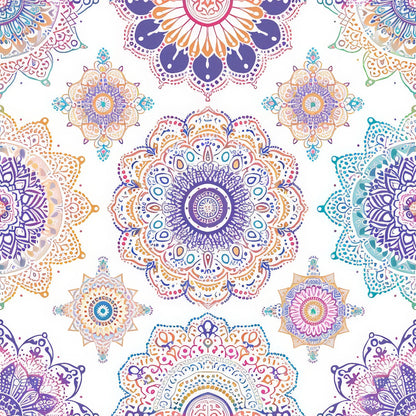 Boho Medallions Pattern 6 Minky Fabric
