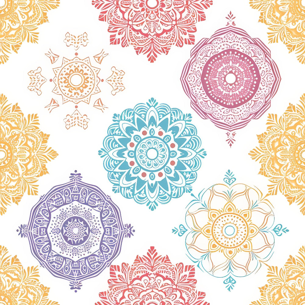 Boho Medallions Pattern 8 Minky Fabric