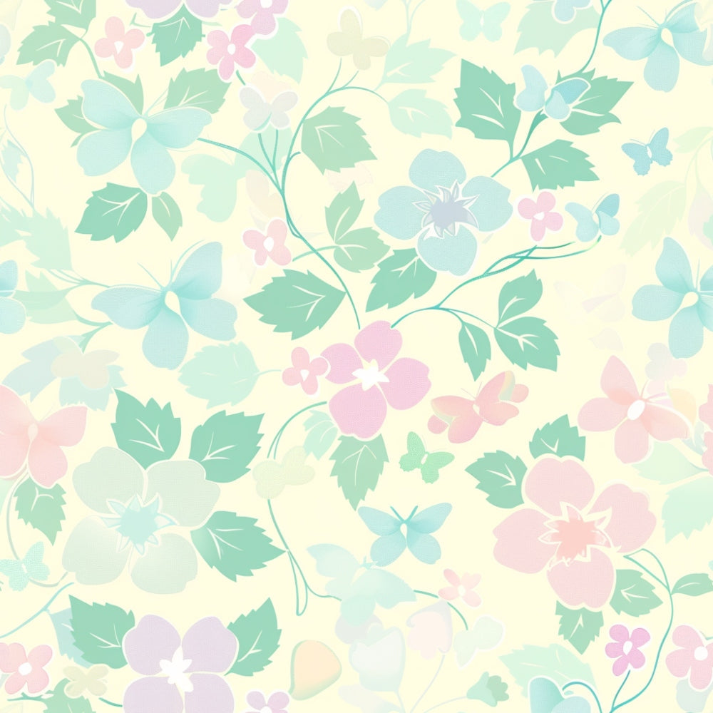 Blushing Meadow Pattern 14 Minky Fabric