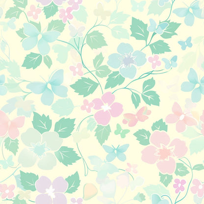 Blushing Meadow Pattern 14 Minky Fabric