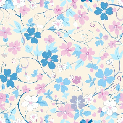 Blushing Meadow Pattern 17 Minky Fabric