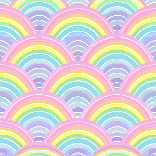 Pastel Spring Pattern 19 Quilting Cotton Fabric