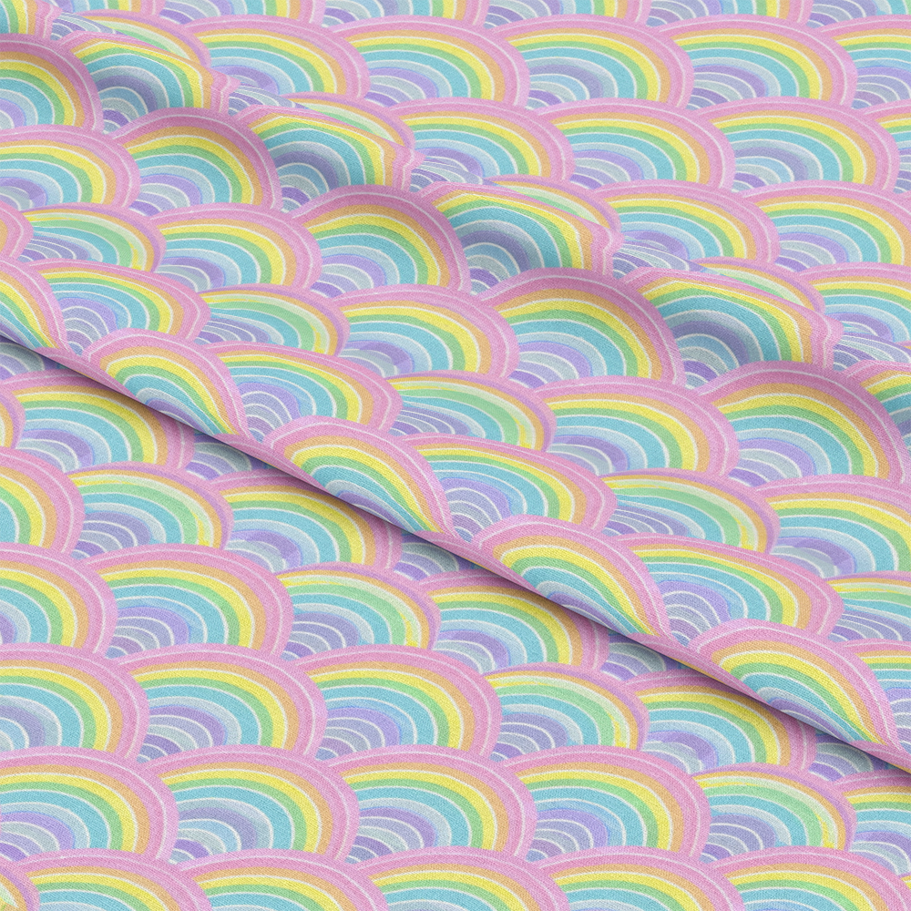 Pastel Spring Pattern 19 Quilting Cotton Fabric