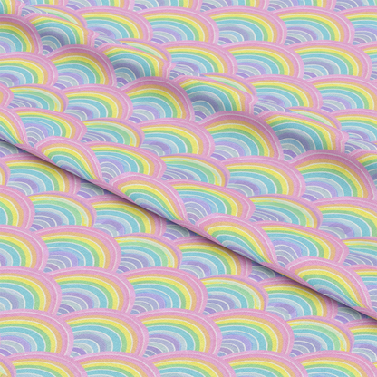 Pastel Spring Pattern 19 Quilting Cotton Fabric