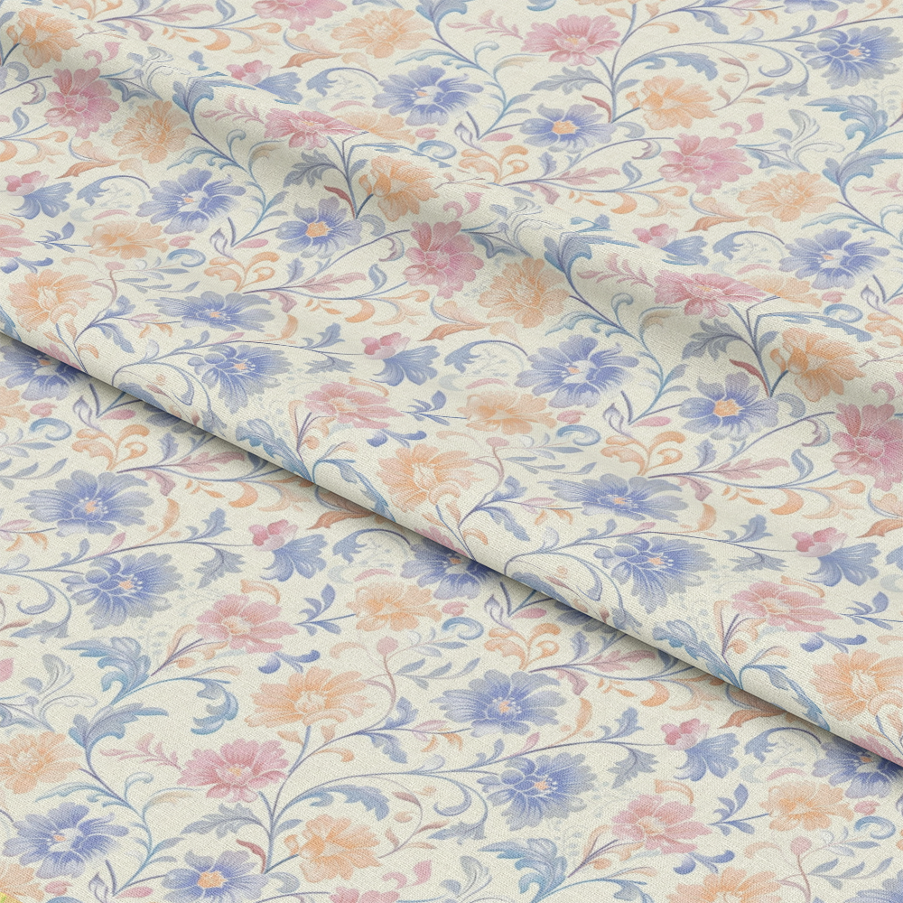 Pastel Spring Pattern 1 Quilting Cotton Fabric