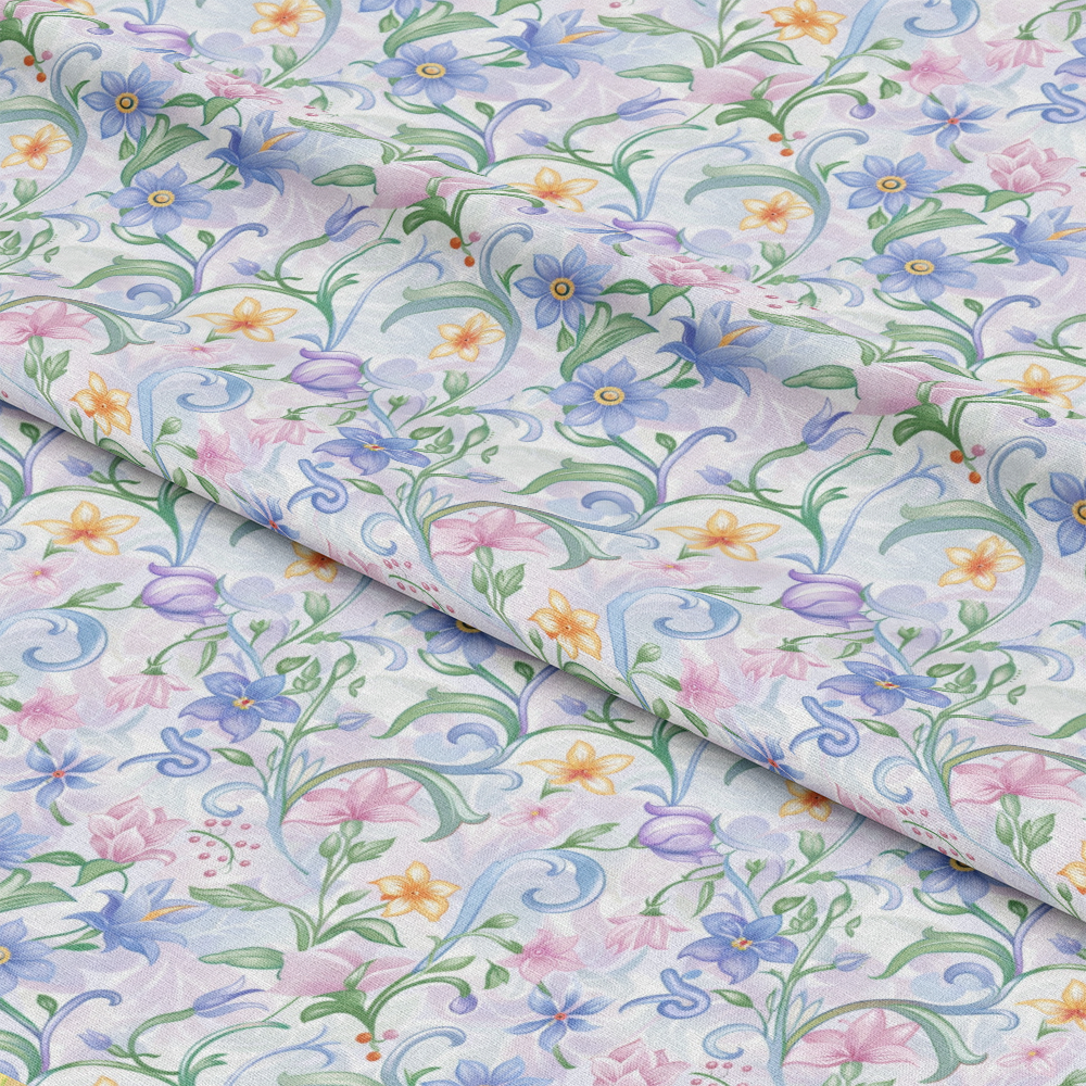Pastel Spring Pattern 21 Quilting Cotton Fabric