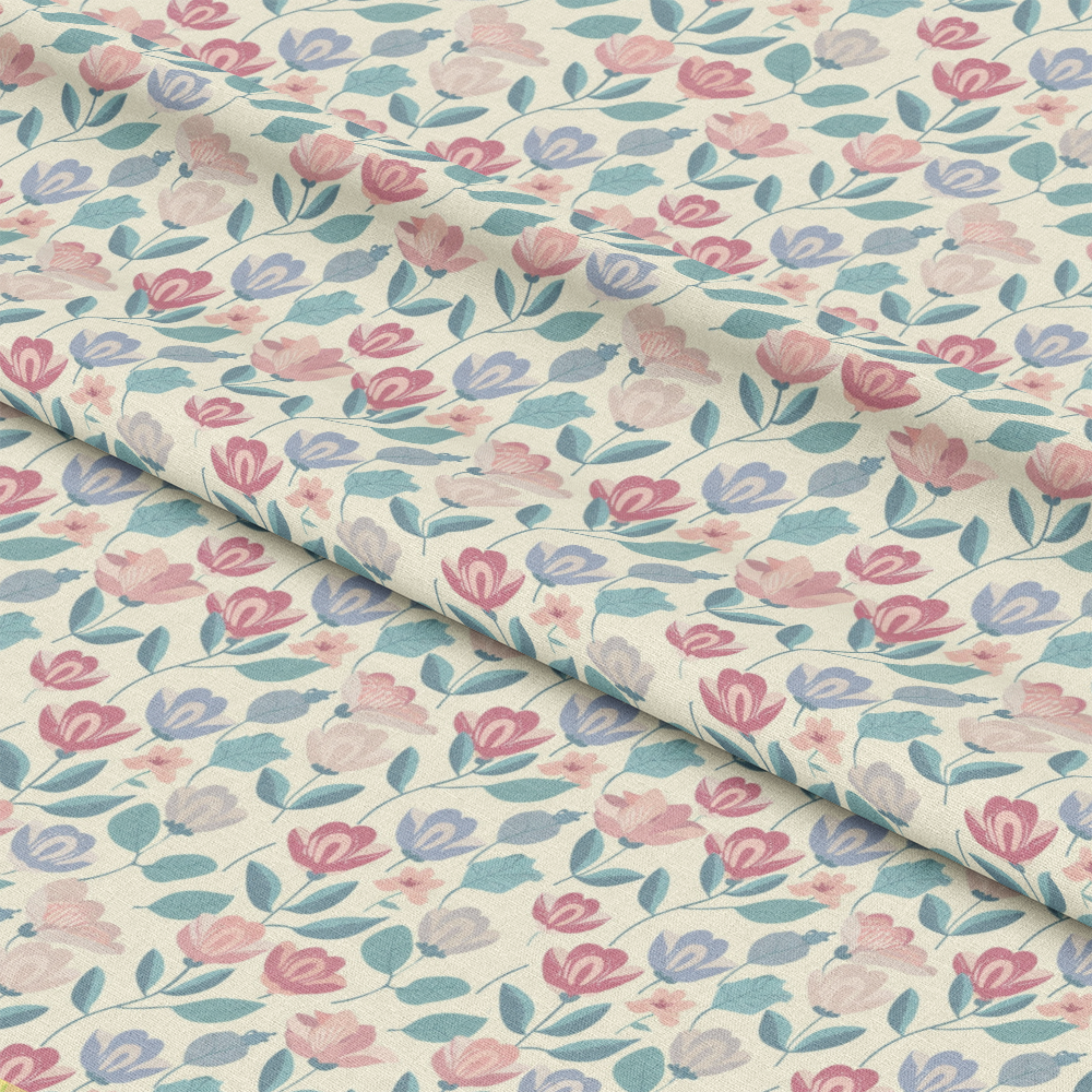 Pastel Spring Pattern 29 Quilting Cotton Fabric