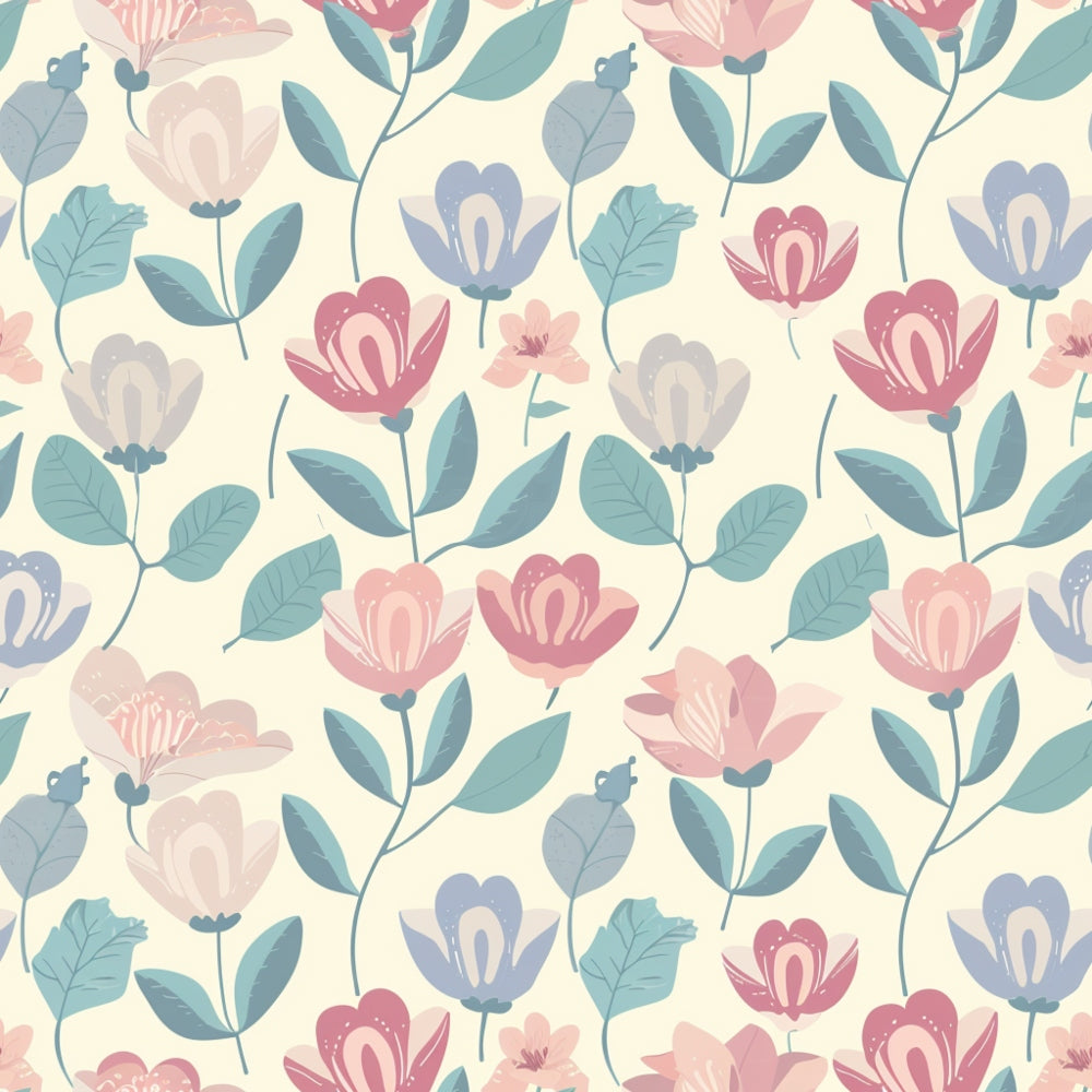 Blushing Meadow Pattern 29 Minky Fabric