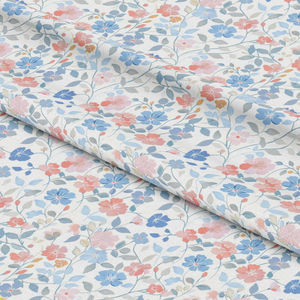 Pastel Spring Pattern 2 Quilting Cotton Fabric