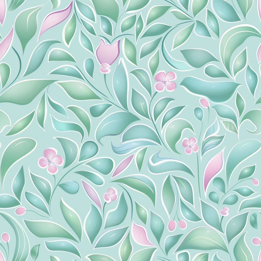 Blushing Meadow Pattern 7 Minky Fabric