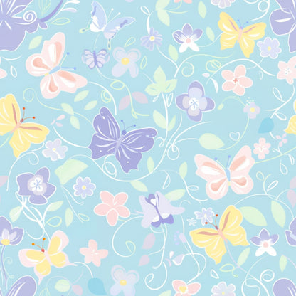 Blushing Meadow Pattern 8 Minky Fabric